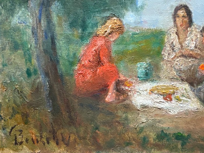 Gaetano Bocchetti ( 1888-1990) - Pic-nic