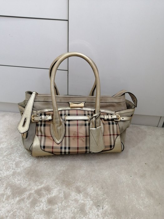 Burberry - Haymarket tote - Skuldertaske