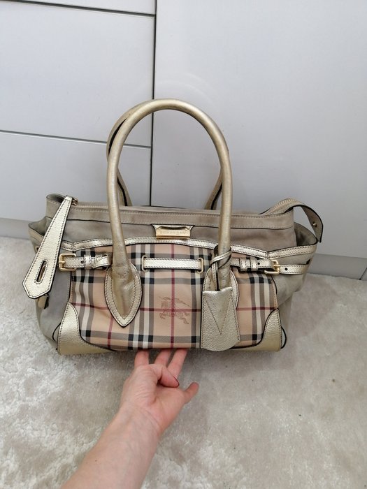 Burberry - Haymarket tote - Skuldertaske