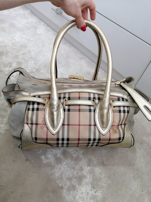 Burberry - Haymarket tote - Skuldertaske