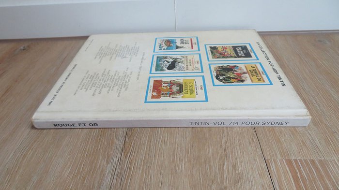 Tintin 22 - Pop-Hop Vol 714 pour Sydney - C - 1 Pop-hop album - Første udgave - 1971