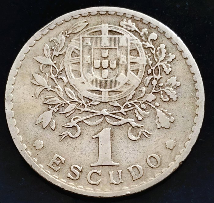 Portugal Republic 1 Escudo - 1930 + 1931 - Alpaca - Raras - (2 moedas)  (Ingen mindstepris)