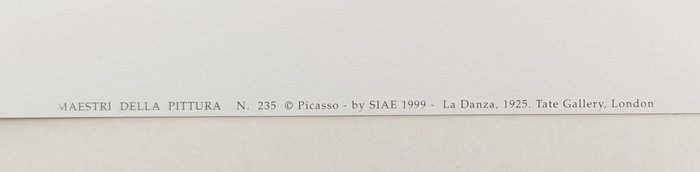 Pablo Picasso - EGIM srl - Der Tanz/La Danza (1925) - 1990‹erne