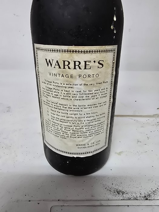 1975 Warre's - Vintage Port -  Porto  - 1 Flaske (0,75L)