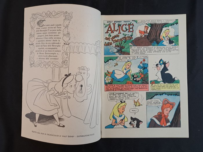 Albo d'Oro Speciale n. 290 - Alice Nel Paese delle Meraviglie - 1 Comic - Første udgave - 1951