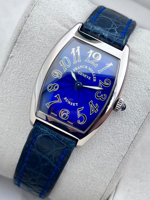 Franck Muller - Sunset White Gold Blue Lady - 1752 QZ - Kvinder - 2011-nu