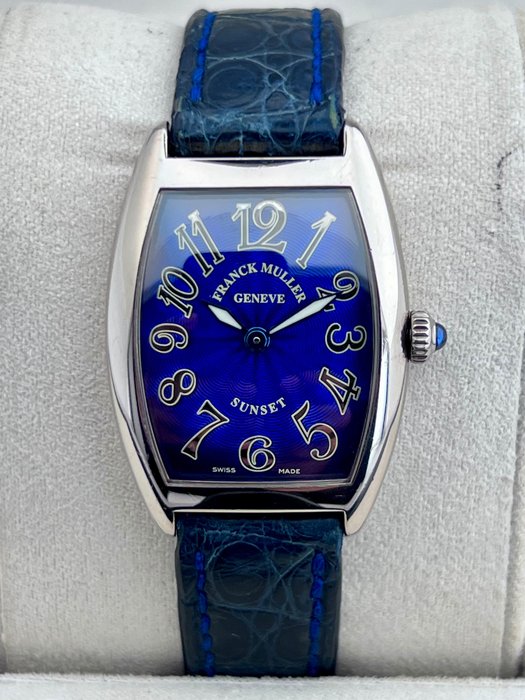 Franck Muller - Sunset White Gold Blue Lady - 1752 QZ - Kvinder - 2011-nu