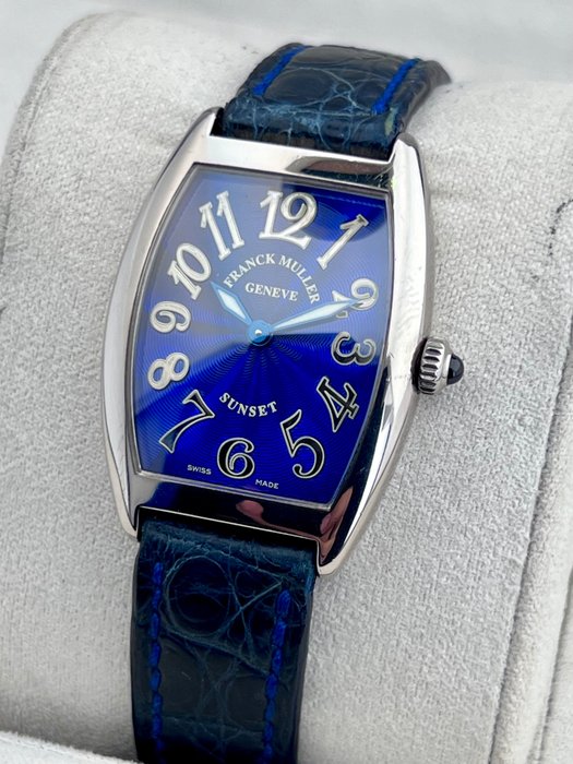 Franck Muller - Sunset White Gold Blue Lady - 1752 QZ - Kvinder - 2011-nu