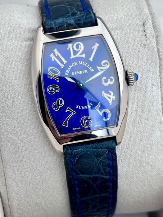 Franck Muller - Sunset White Gold Blue Lady - 1752 QZ - Kvinder - 2011-nu