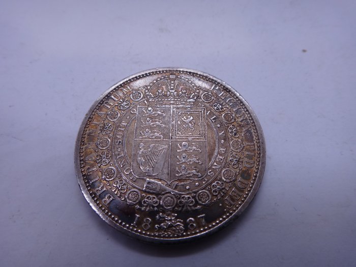 Storbritannien. Victoria (1837-1901). Half Crown 1887  (Ingen mindstepris)