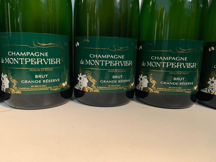 Montpervier, De Montpervier, Grande Reserve - Champagne Brut - 6 Flasker (0,75 L)