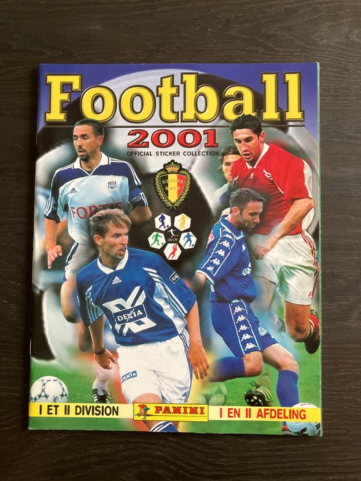 Panini - Football Belgium 2001 - Final chromo of Enzo Scifo as player - 1 Empty album + complete loose sticker set