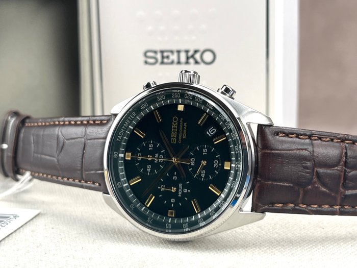 Seiko - Chronograph Date - SSB385P1 - Ingen mindstepris - Mænd - 2011-nu