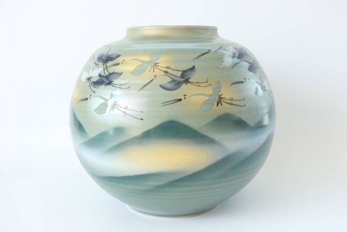 Smuk Kutani porcelæn 九谷焼 vase - Porcelæn - 清峰 Seihō - Japan - Shōwa-periode (1926-1989)