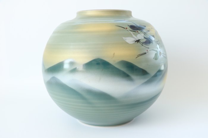 Smuk Kutani porcelæn 九谷焼 vase - Porcelæn - 清峰 Seihō - Japan - Shōwa-periode (1926-1989)