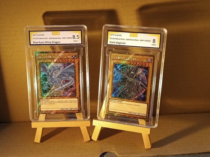 Konami - 2 Card - Blue-Eyes White Dragon and Dark Magician