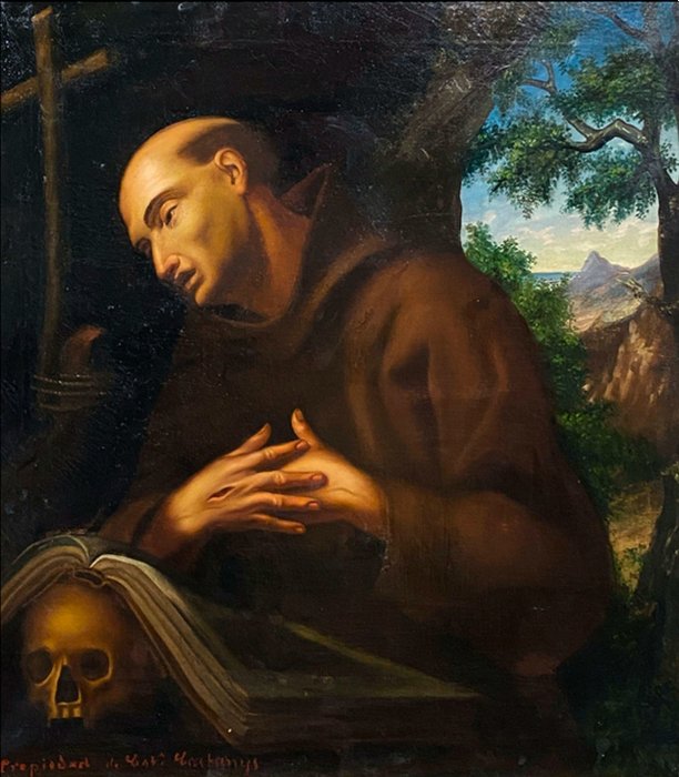 Spanish School (XVIII-XIX) - The Stigmata of St. Francis