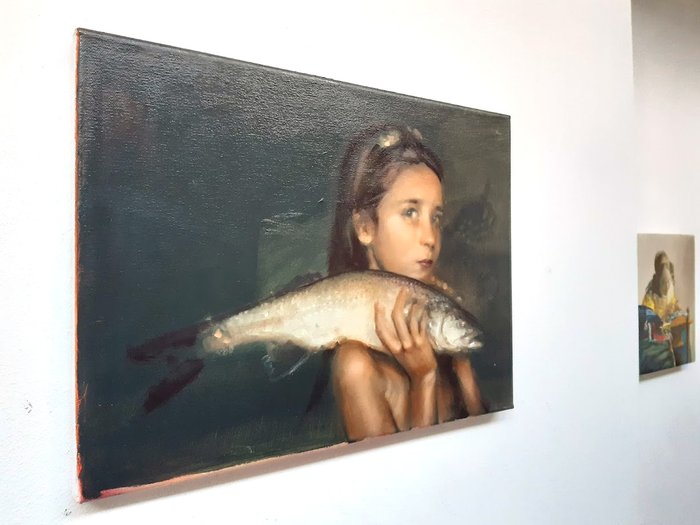 Erwin van Krey - Girl with fish