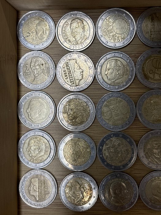 Europa 2 Euro Various Years (40 coins)  (Ingen mindstepris)