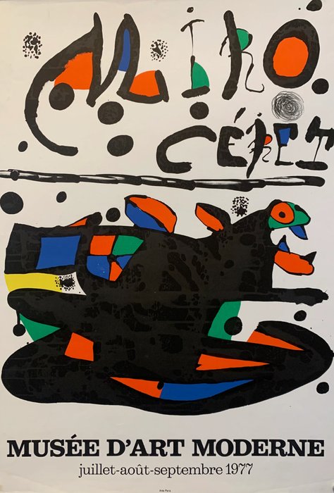 Joan Miró (after) - Musee d'Art Moderne Ceret - 1970‹erne