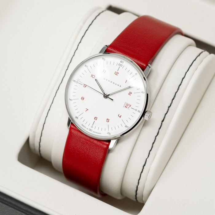 Junghans - Max Bill Lady Red - Brand New - 47/4541.02 - Kvinder - 2011-nu