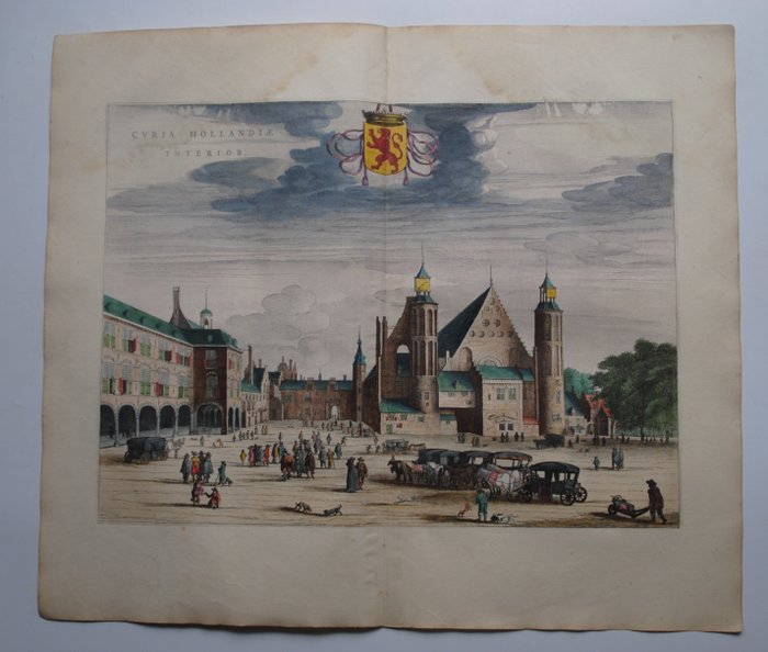 Europa - Holland / Haag; J Blaeu - Curia Hollandiae Interior - 1621-1650