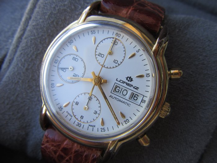 Lorenz Chronographe Valjoux 7750 Automatic Day Date - Mænd - 1990-1999