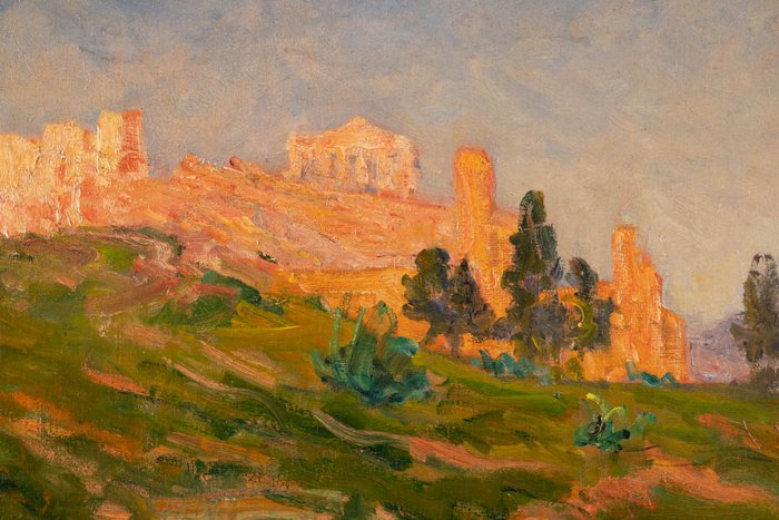 Abel Lauvray (1870-1950) - L'Acropole d'Athènes