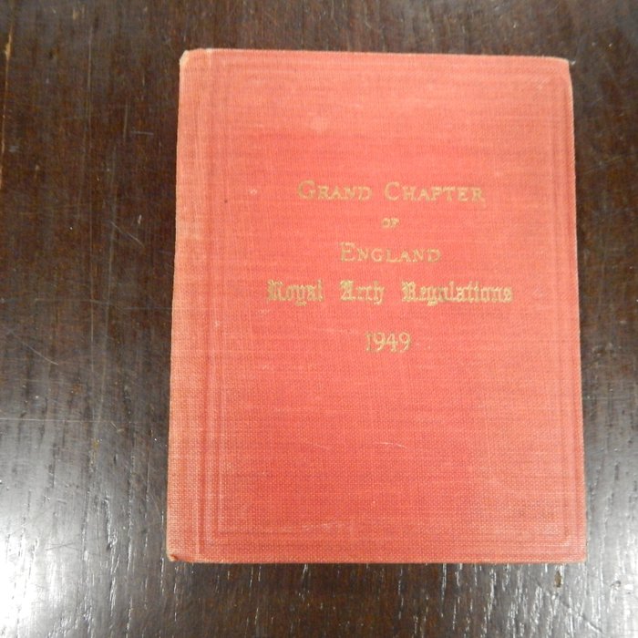 grand chapter - masonic 5 different Royal Arch ritual books - 1949