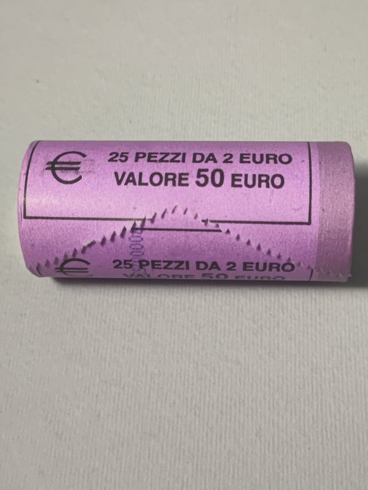 Italien. 2 Euro 2019 "Leonardo da Vinci" (25 monete) in rotolino  (Ingen mindstepris)