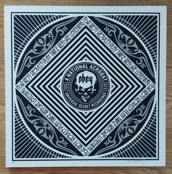 Shepard Fairey (OBEY) (1970) - National Acrobat (artist proof)