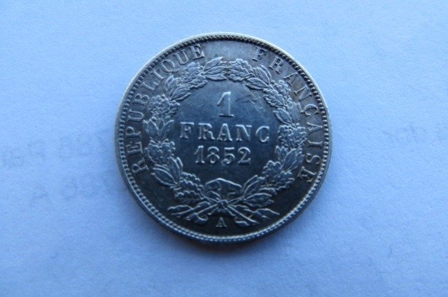 Frankrig 1 Franc 1852 A-Paris  (Ingen mindstepris)