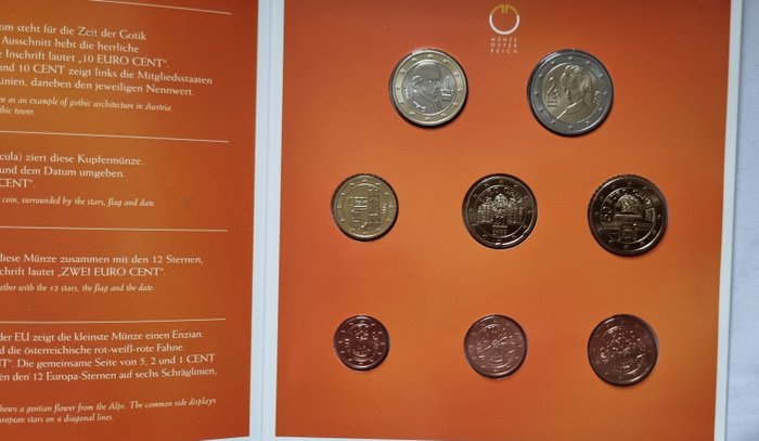 Østrig Year Set (FDC) 2008/2023 (4 stuks)  (Ingen mindstepris)