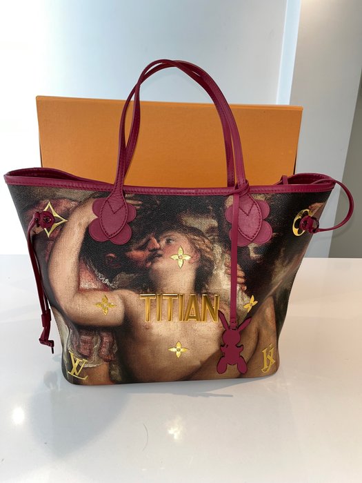 Louis Vuitton - Neverfull limited edition Masters Jeff Koons Titan "Cupido" - Håndtaske