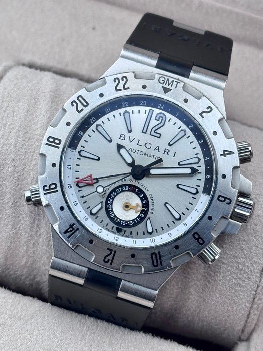 Bvlgari - Diagono Professional GMT Automatic - GMT 40 S - Mænd - 2011-nu