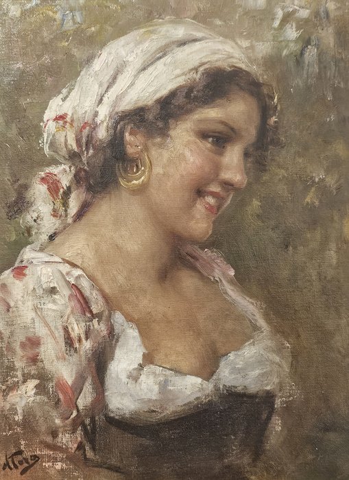 Attilio Toro (1892-1982) - La bella contadina