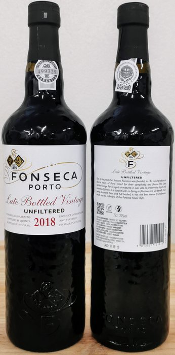 2018 Fonseca, Unfiltered - Late Bottled Vintage Port -  Porto  - 6 Flasker (0,75 L)