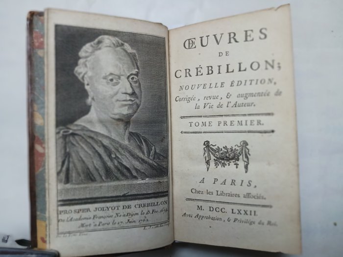 Prosper Jolyot de Crébillon - Oeuvres de Crébillon - 1772