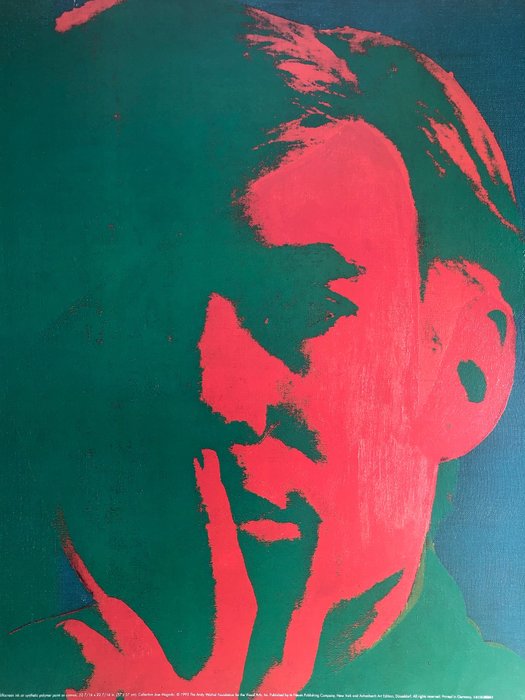 Andy Warhol (after) - Selfportrait - Te Neues licensed offset print - 1990‹erne