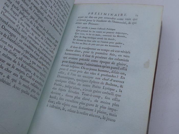 Voltaire / Palissot - La Henriade. Nouvelle édition la plus correcte qui ait encore paru avec des remarques - 1784