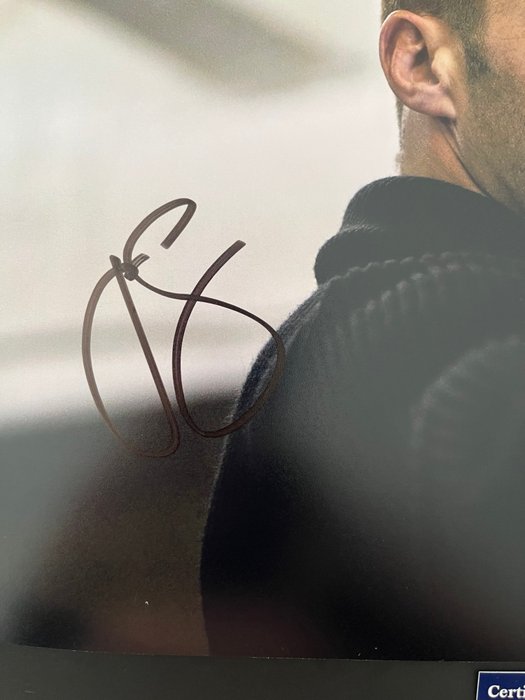 The Transporter - Jason Statham - Signed in Person - with PSA/DNA Certificate - Autograph photo - No Reserve!