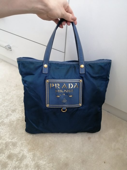 Prada - Tessuto logo cutout tote - Skuldertaske