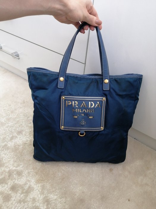 Prada - Tessuto logo cutout tote - Skuldertaske