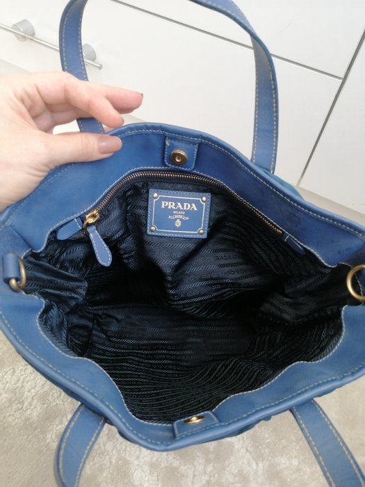 Prada - Tessuto logo cutout tote - Skuldertaske