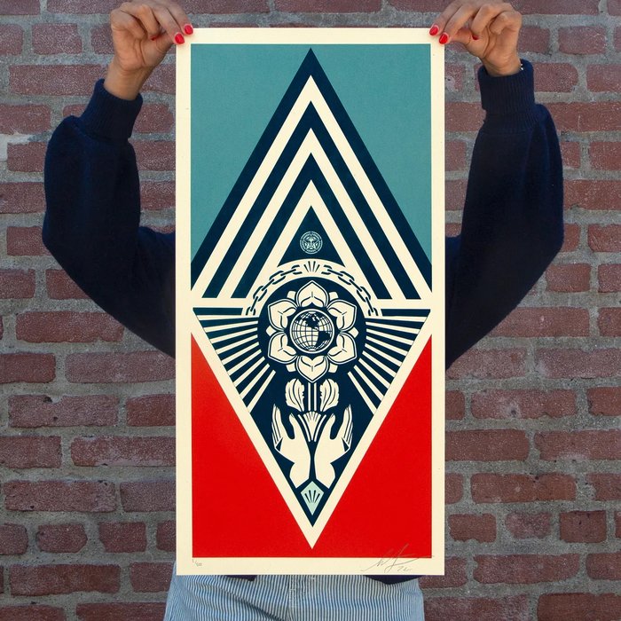 Shepard Fairey (OBEY) (1970) - Cultivate Harmony