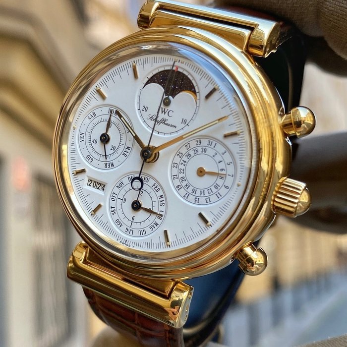 IWC - Da Vinci Perpetual Calendar Yellow Gold - IW3750 - Unisex - 1985-2003