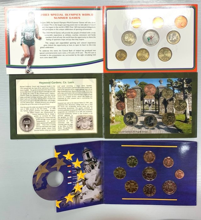 Irland Year Set (FDC) 2003/2007 "Special Olympics + Traité de Rome" (3 coffrets)  (Ingen mindstepris)