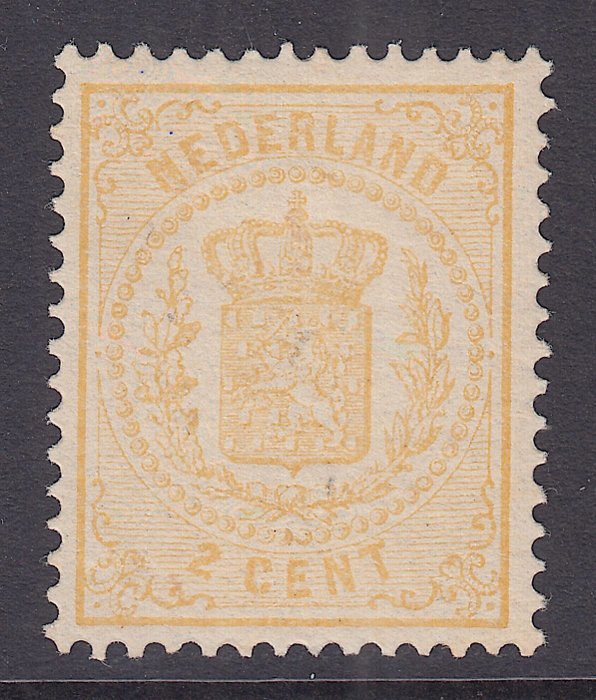 Holland 1869 - Rigsvåben - NVPH 17