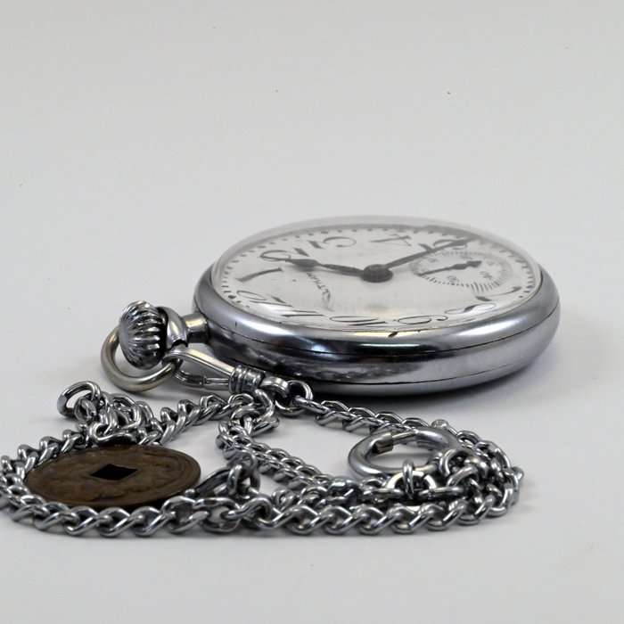 Waltham - traveler pocket watch jewels Size 16s open face - 1901-1949