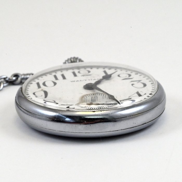 Waltham - traveler pocket watch jewels Size 16s open face - 1901-1949